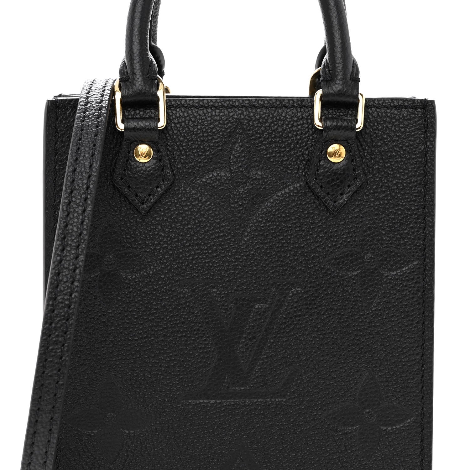 Louis Vuitton Empreinte Monogram Giant Petit Sac Plat Black 7 of 9
