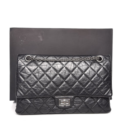 Chanel Aged Calfskin Quilted 2.55 Reissue 226 Flap Black 8 of 8