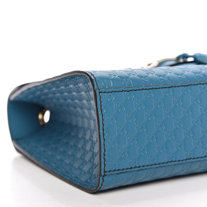 Gucci Soft Microguccissima Medium Emily Chain Shoulder Bag Deep Cobalt 6 of 10