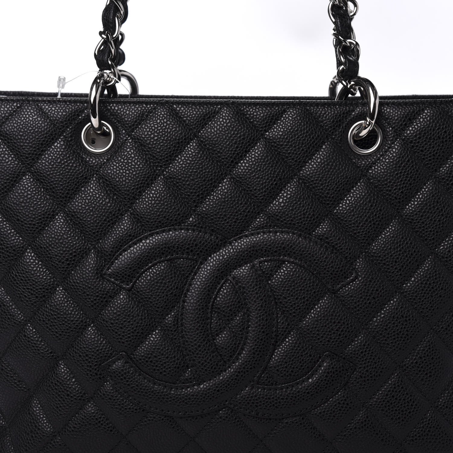Chanel Caviar Quilted Grand Shopping Tote GST Black 10 of 10