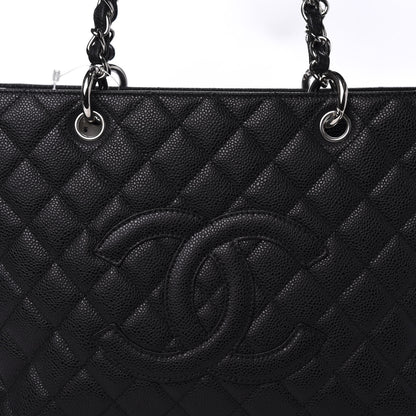Chanel Caviar Quilted Grand Shopping Tote GST Black 10 of 10