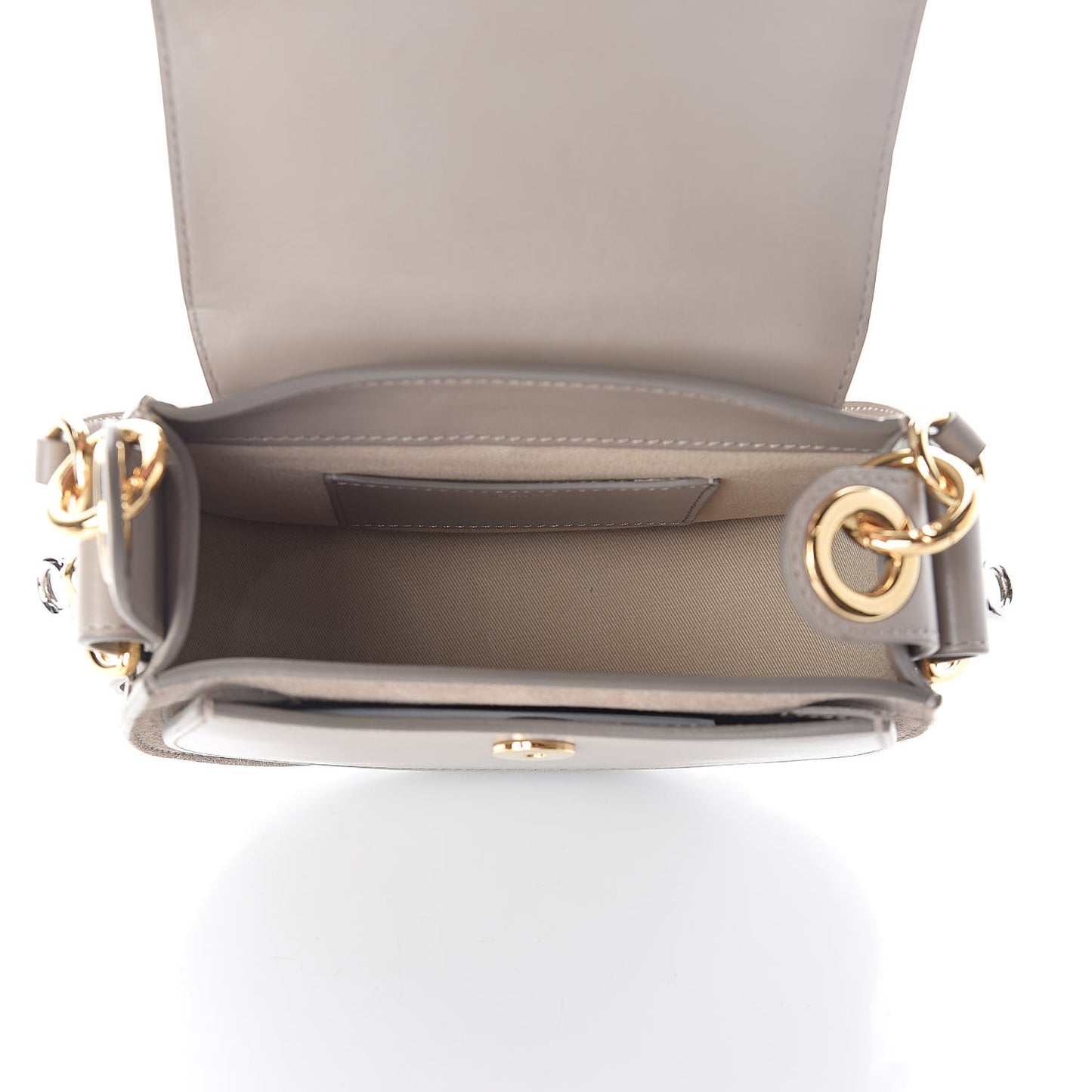 Calfskin Small Tess Bag Motty Grey