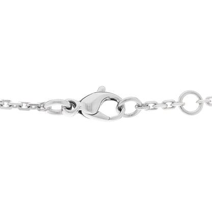 Chanel 18K White Gold Diamond Ruban Necklace 4 of 5