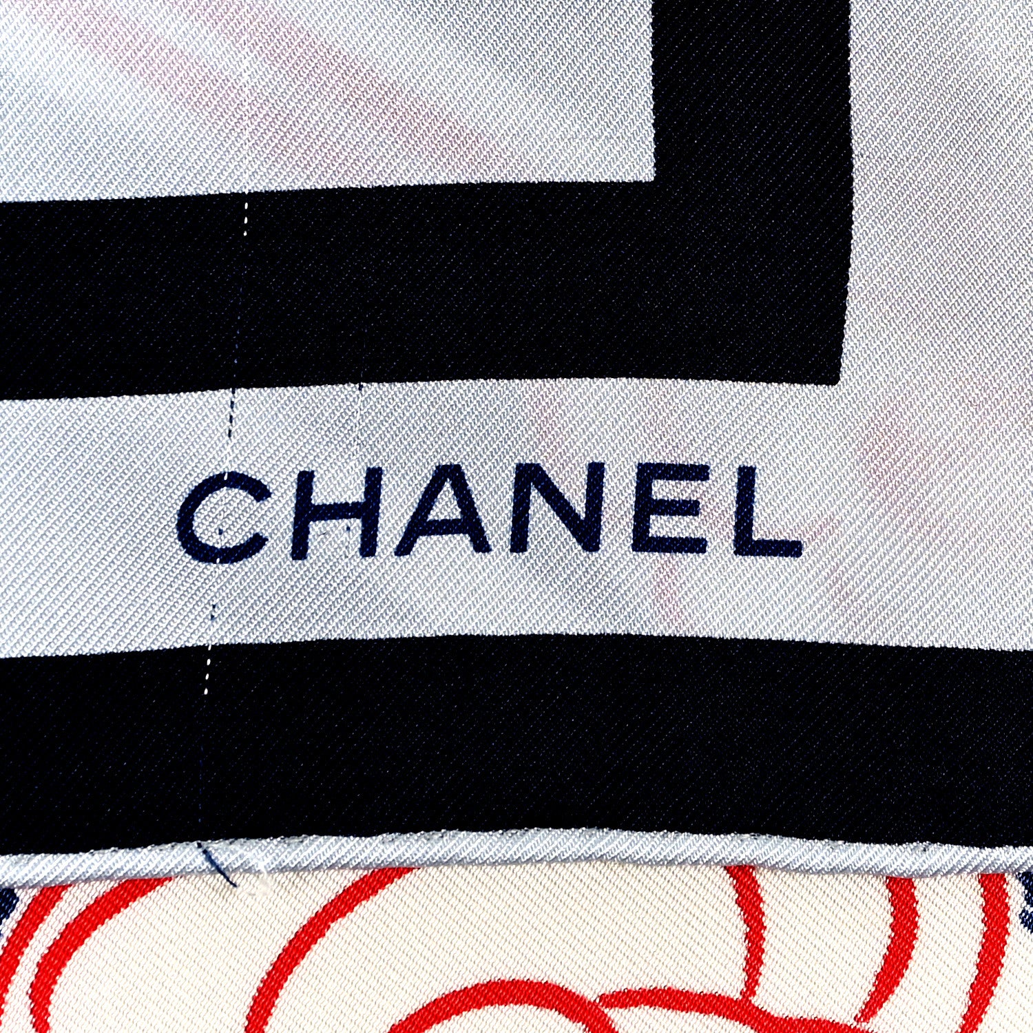 Chanel Silk Camellia Stripe CC Scarf Multicolor 1934949 – FASHIONPHILE