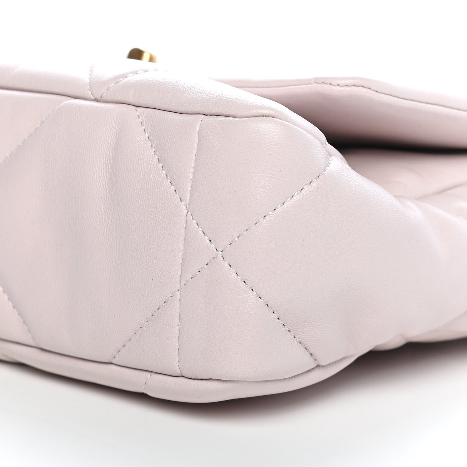 Chanel Lambskin Quilted Medium Chanel 19 Flap Light Purple 9 of 11