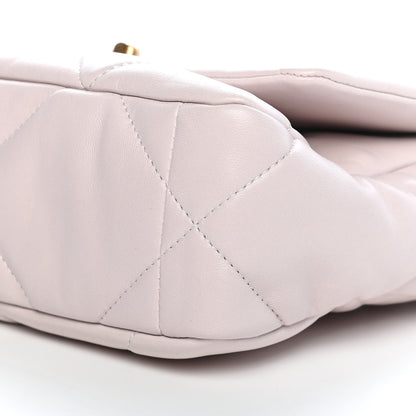 Chanel Lambskin Quilted Medium Chanel 19 Flap Light Purple 9 of 11
