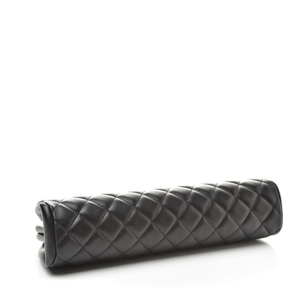 Chanel Lambskin Quilted Timeless Clutch Black 4 of 8