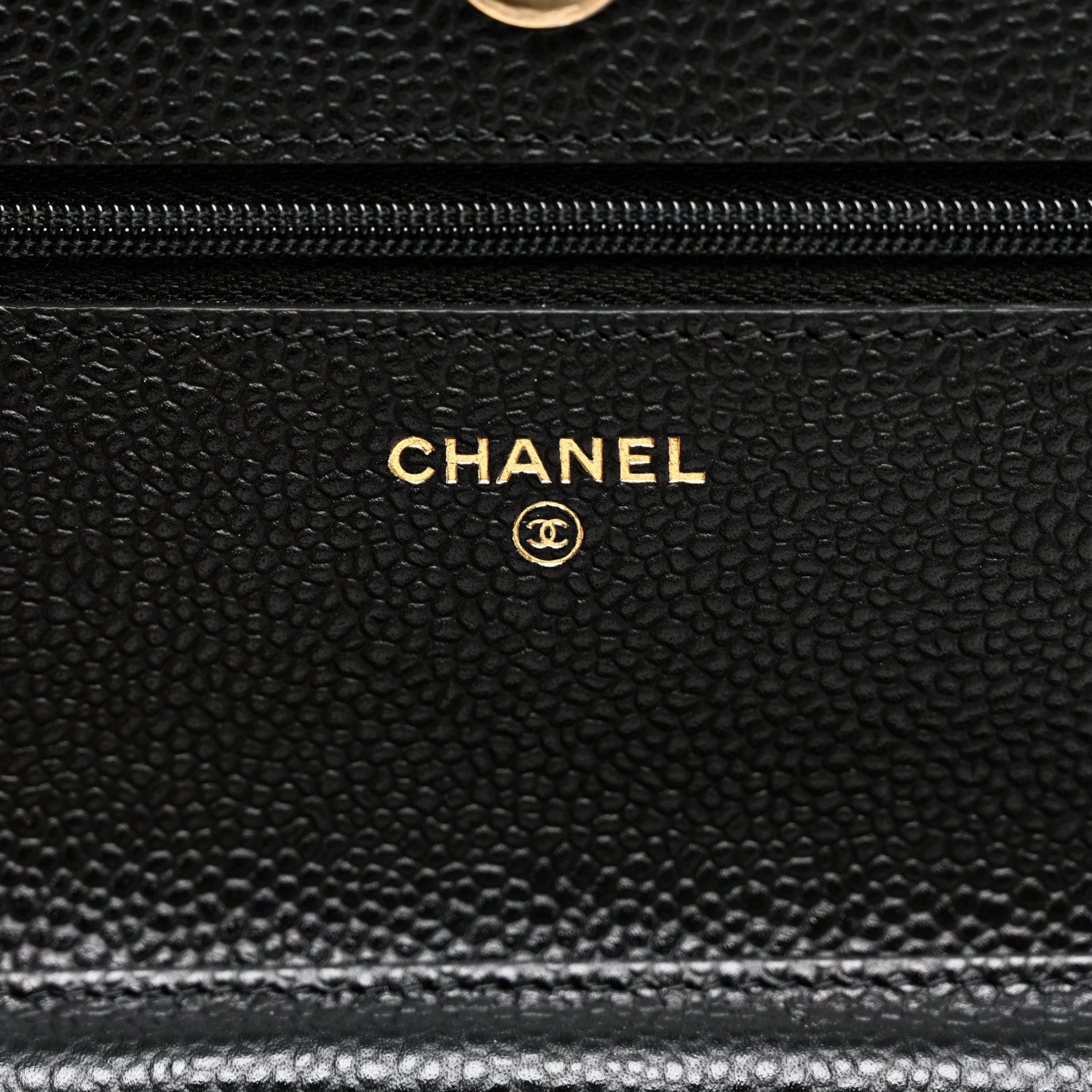 Chanel Caviar Quilted Wallet on Chain WOC Black 6 of 11