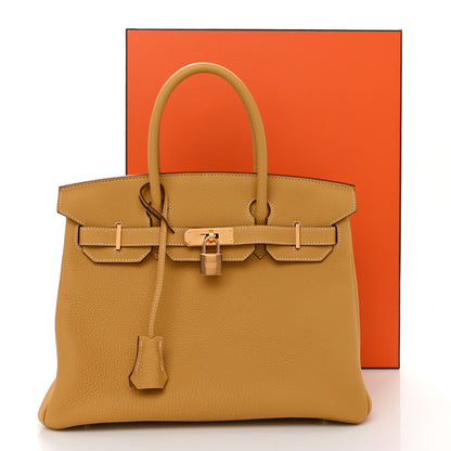 Hermes Togo Birkin 30 Curry 13 of 13