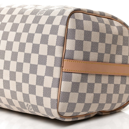 Louis Vuitton Damier Azur Speedy Bandouliere 30 11 of 12