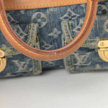 Louis Vuitton Monogram Denim Neo Speedy Blue 14 of 18