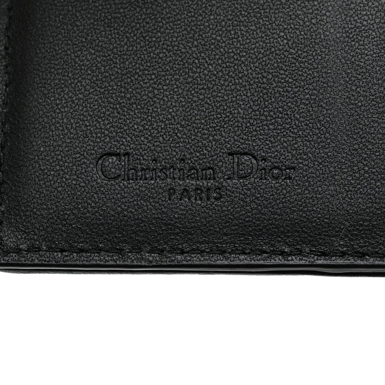 Christian Dior Lambskin Cannage Small Lady Dior Flap Card Holder Black 6 of 9