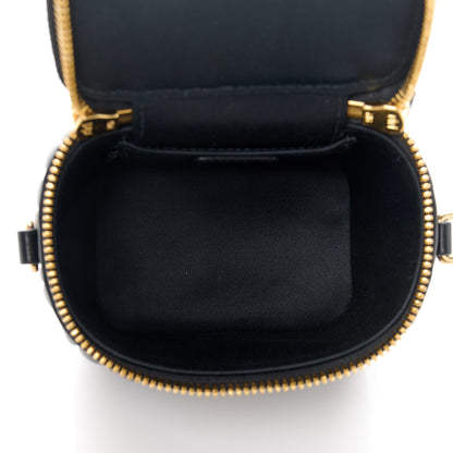 Miu Miu Nappa Matelasse Micro Vanity Case Black 6 of 11