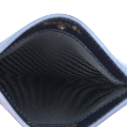 Chanel Metallic Lambskin Quilted Card Holder Dark Blue 5 of 9