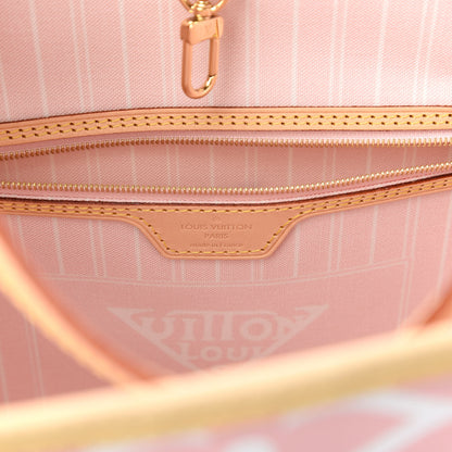 Louis Vuitton Monogram Giant By The Pool Neverfull MM Light Pink 8 of 10
