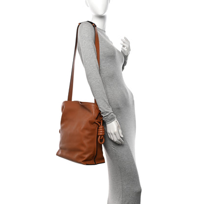 Loewe Nappa Calfskin Flamenco Knot Bag Tan 2 of 10