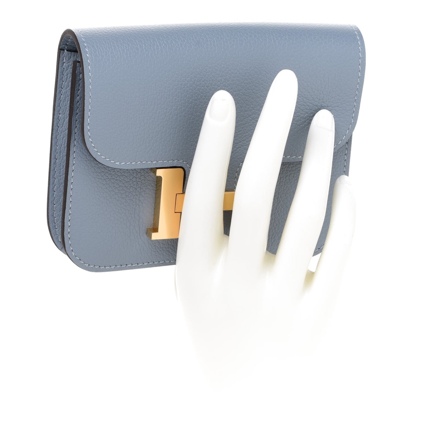 Evercolor Constance Slim Wallet Bleu Lin