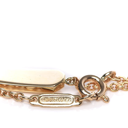 Tiffany 18K Yellow Gold Small Tag Chain Bracelet 5 of 6