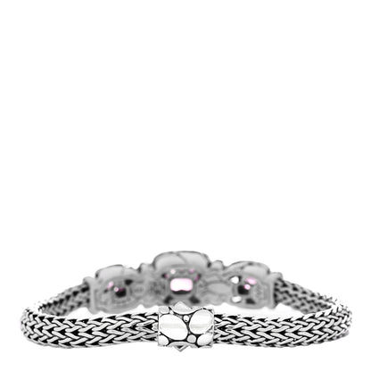 John Hardy Sterling Silver Pink Topaz Batu Kali Bracelet 2 of 4