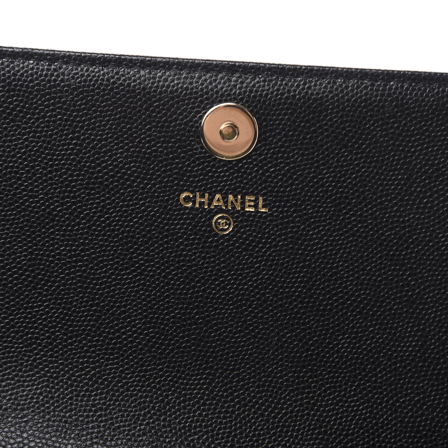 Chanel Caviar Quilted Square Wallet On Chain WOC Black 6 of 13