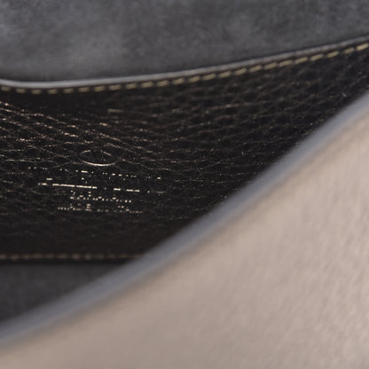 Valentino Garavani Metallic Pebbled Calfskin Medium Rockstud Flip Lock Crossbody Bag Sasso 6 of 12