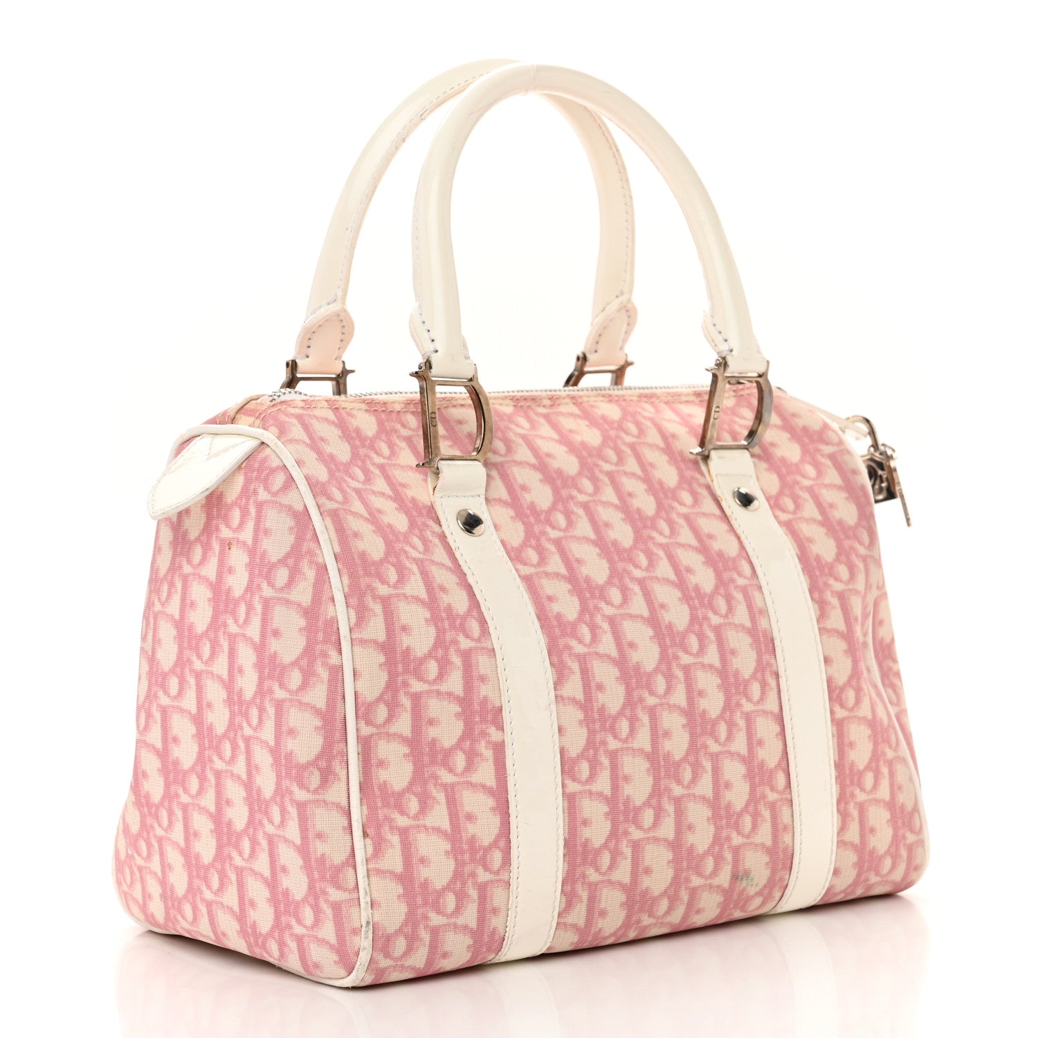 Christian Dior Monogram Boston Pink 3 of 26