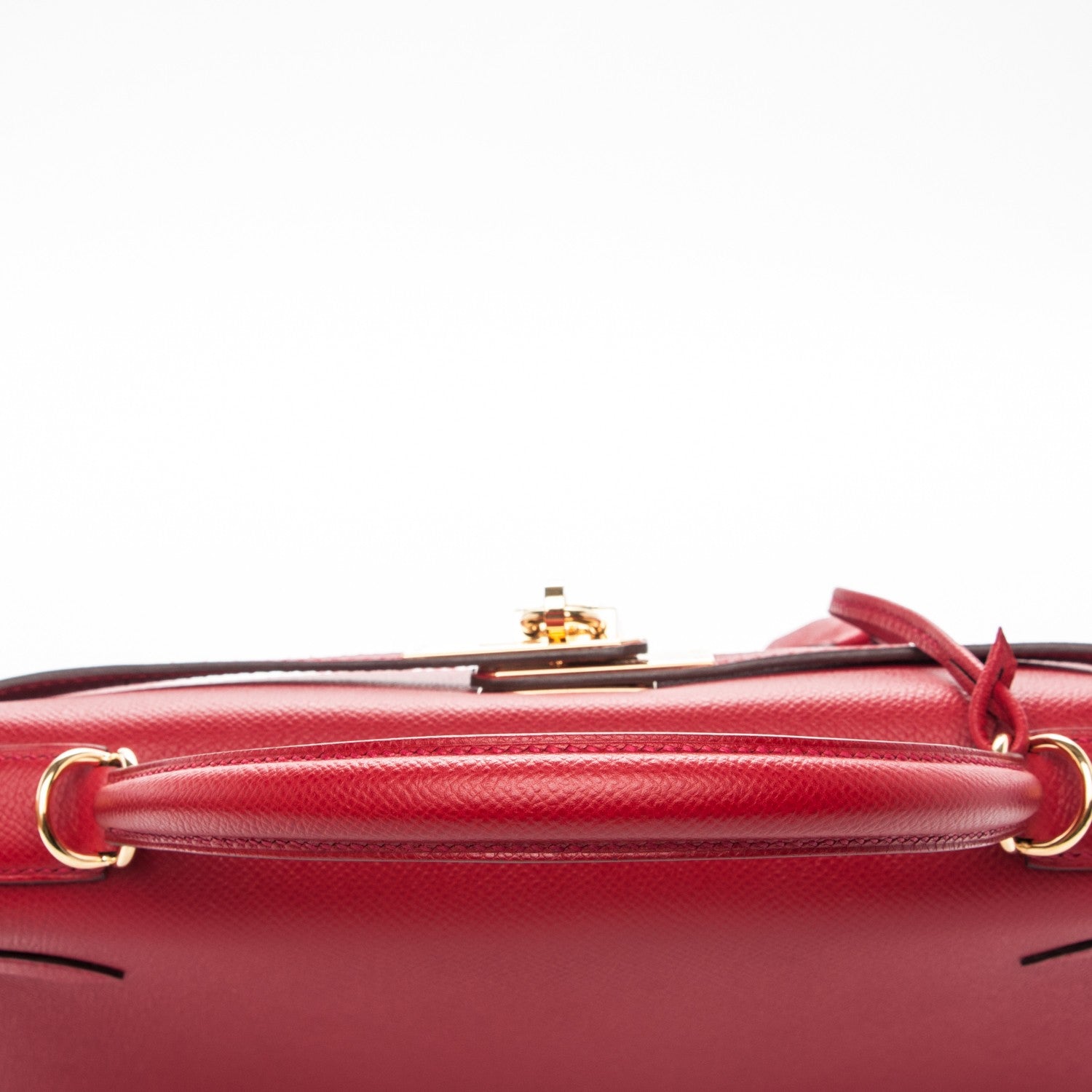 Hermes Epsom Kelly Sellier 32 Rouge Casaque 10 of 28