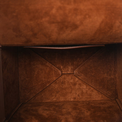 Saint Laurent Calfskin Monogram Take Away Box Dusty Vintage Brown Gold 5 of 11