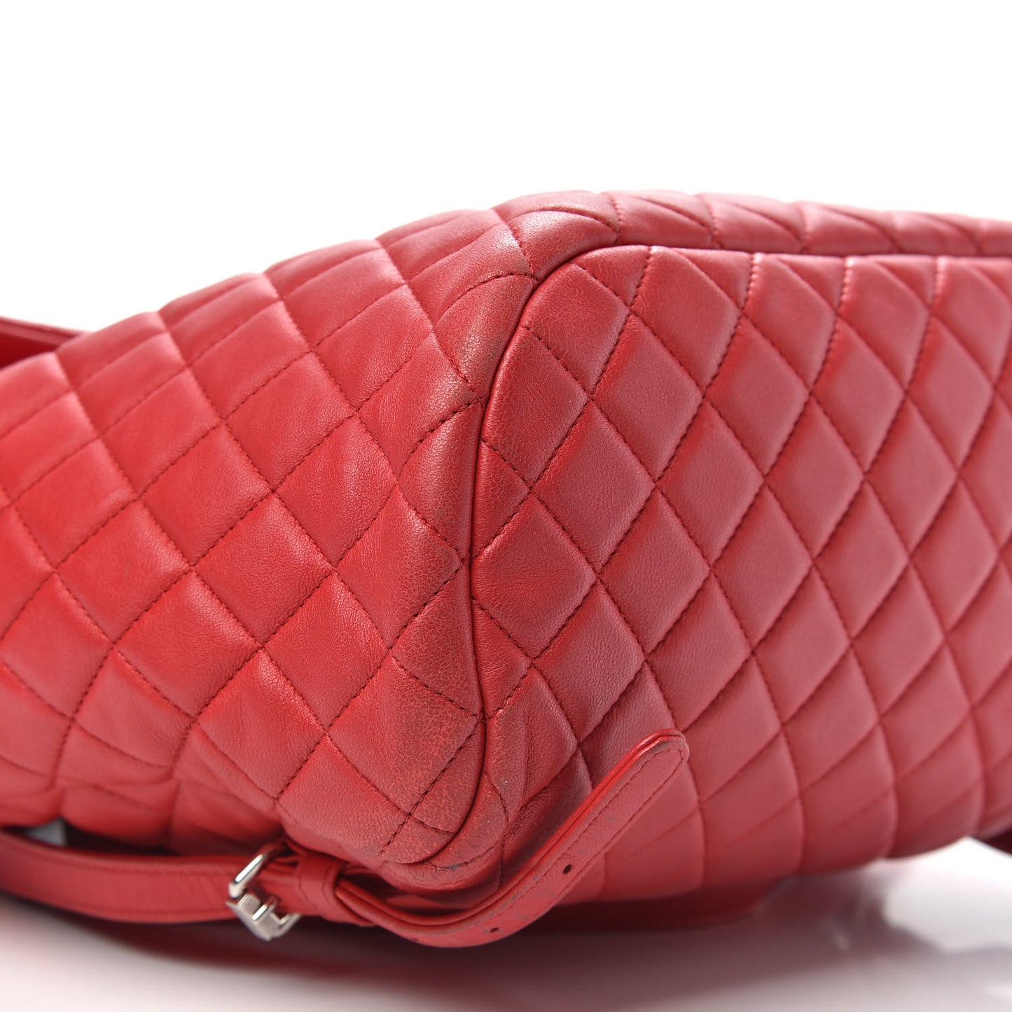 Lambskin Quilted Large Urban Spirit Backpack Red