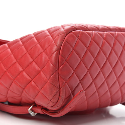Chanel Lambskin Quilted Large Urban Spirit Backpack Red 8 of 17
