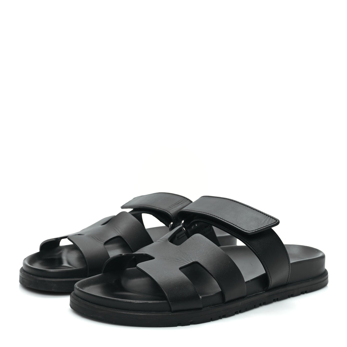 Calfskin Womens Chypre Sandals 39 Black