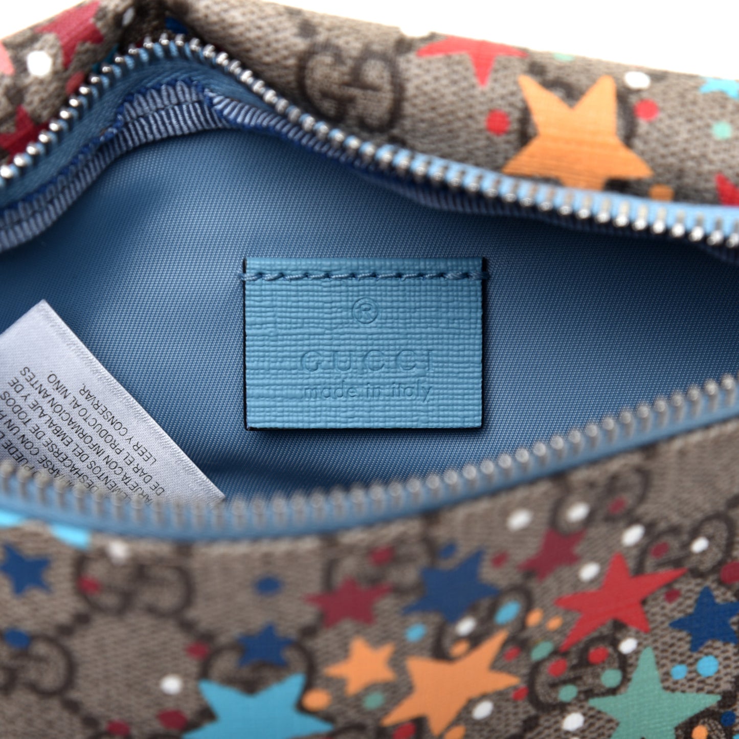 GG Supreme Monogram Childrens Star Print Belt Bag Multicolor