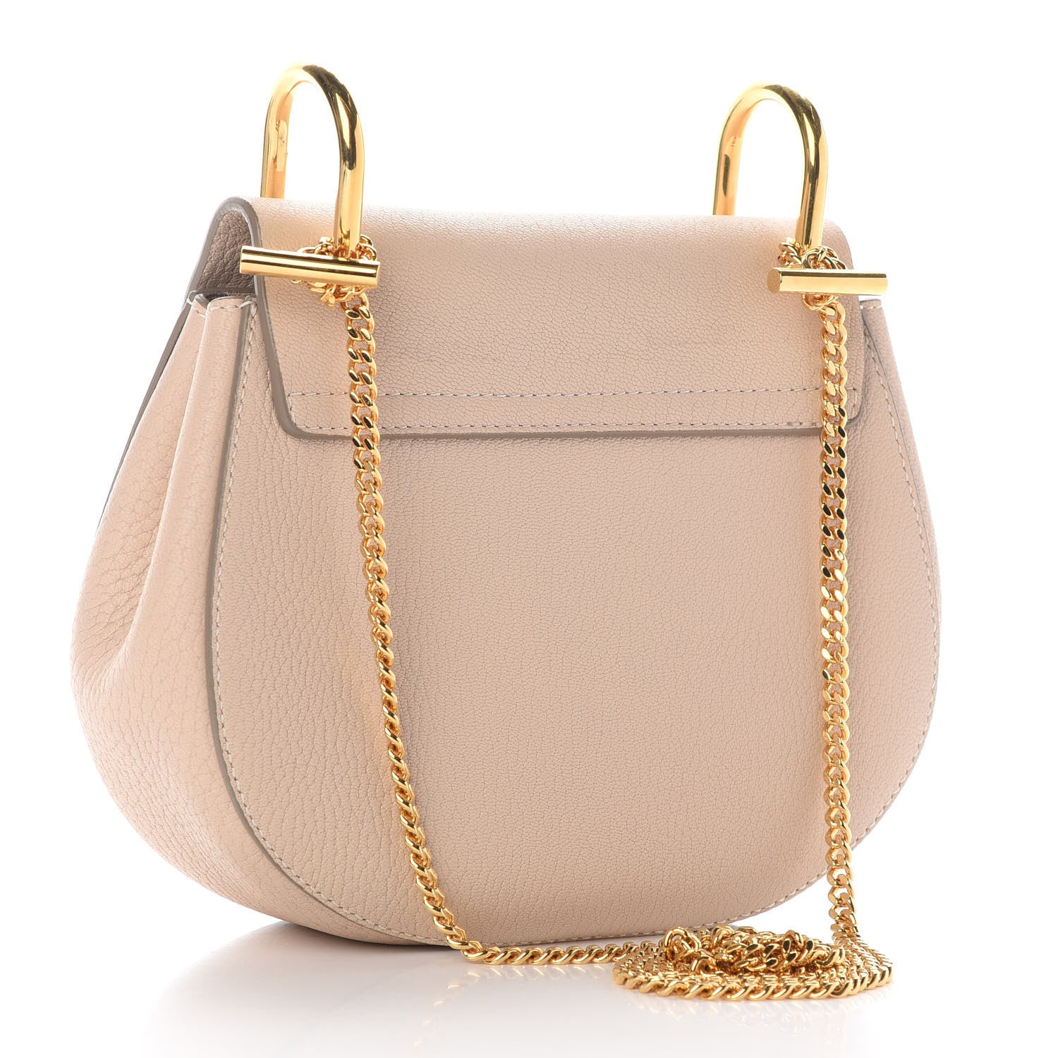 Chloe Grained Lambskin Mini Drew Shoulder Bag Abstract White 2 of 5