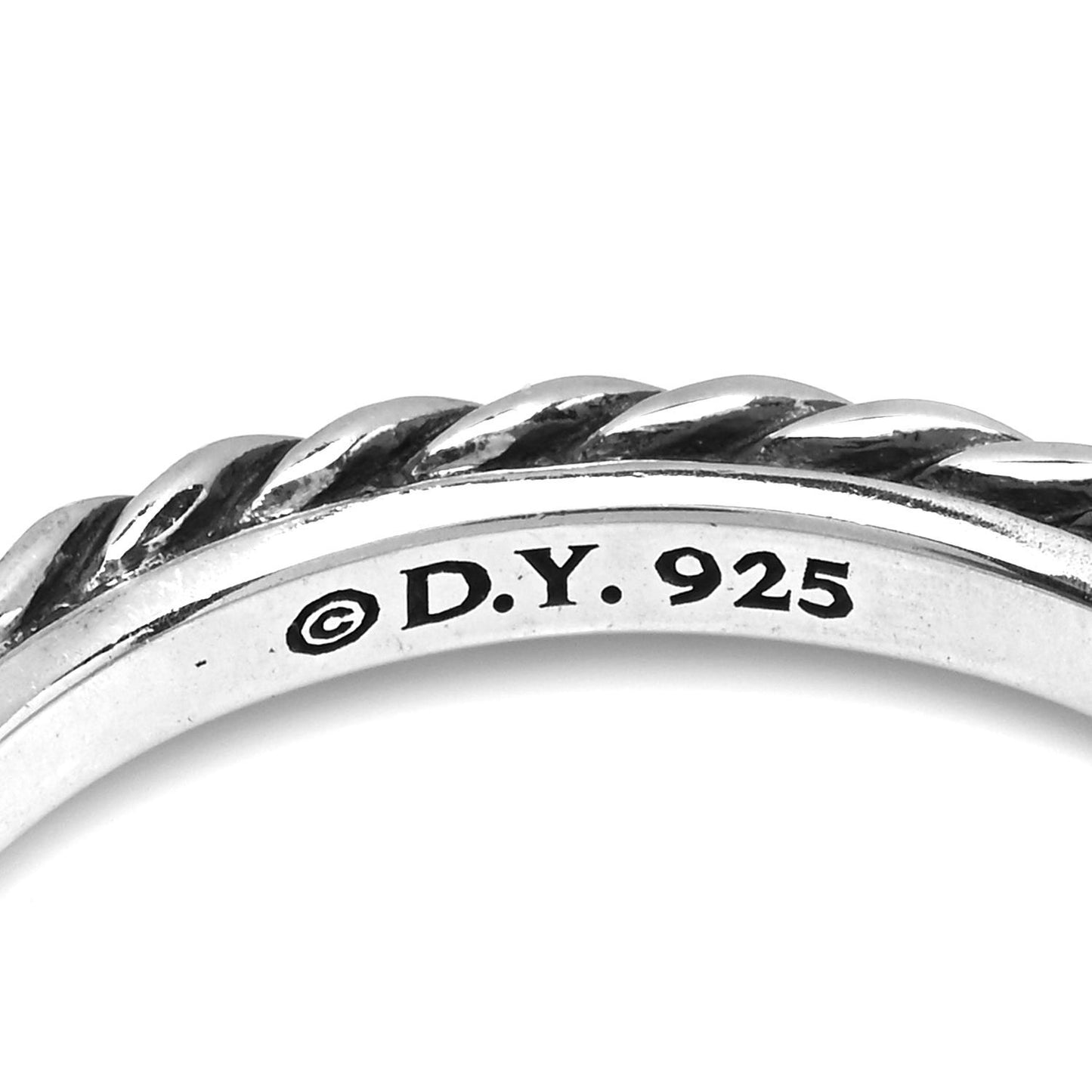 Sterling Silver Cable Classics Band Ring 52 6