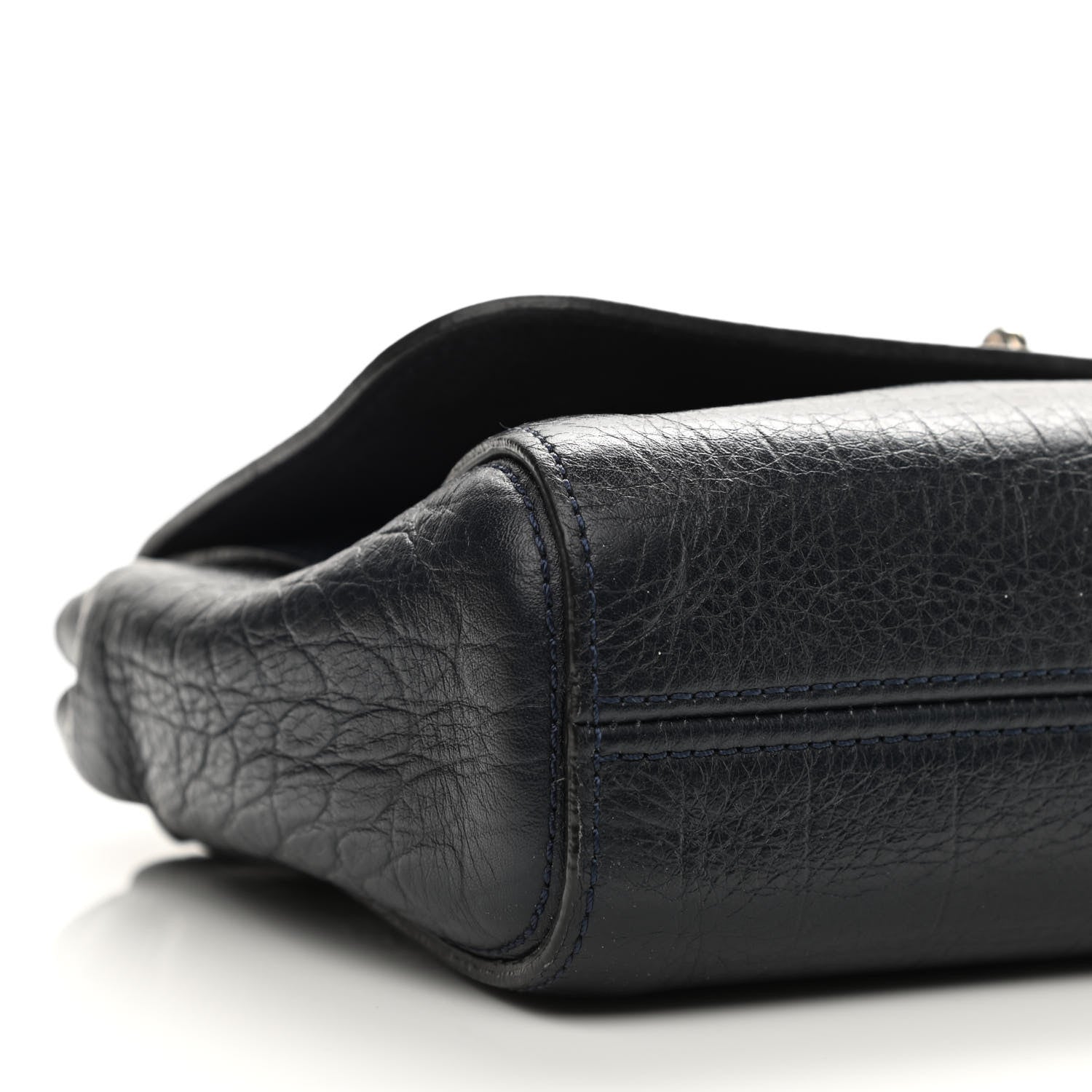 Mulberry Nappa Crocodile Embossed Small Lily Flap Midnight Blue 10 of 11