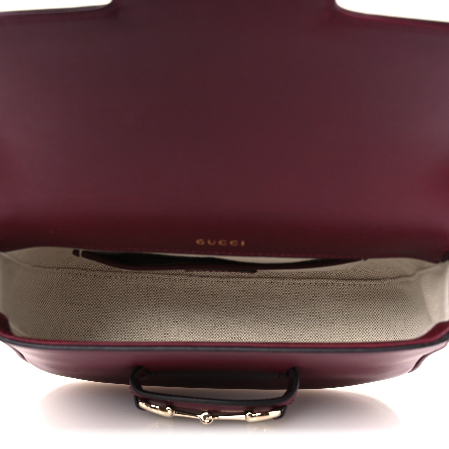 Gucci Arabella Calfskin Horsebit 1955 Shoulder Bag Rosso Ancora 5 of 13
