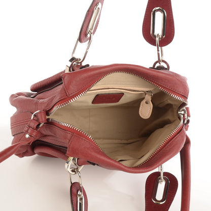 Chloe Calfskin Small Paraty Red 4 of 7