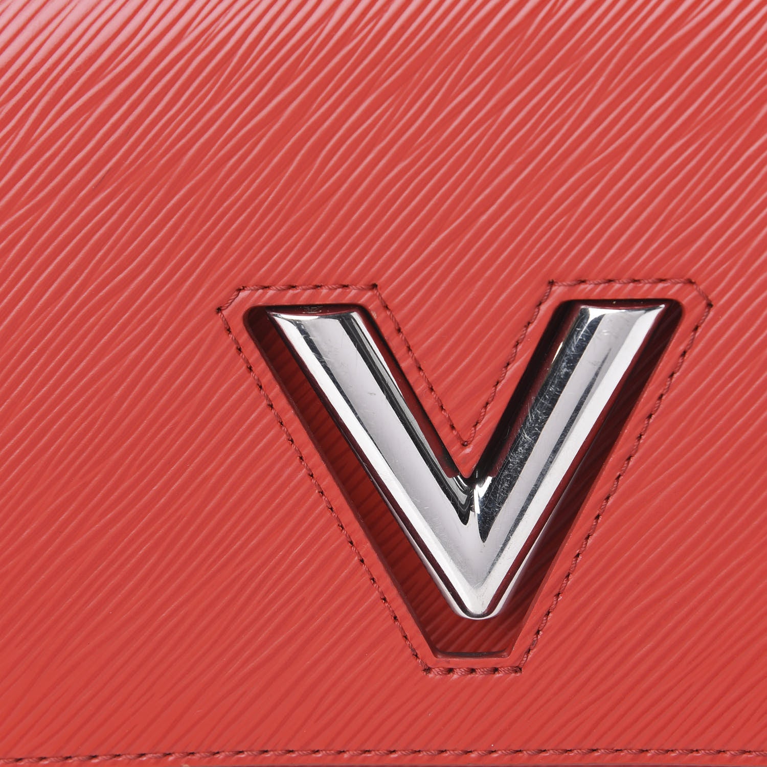 Louis Vuitton Epi Twist Shoulder Bag MM Coquelicot 8 of 9