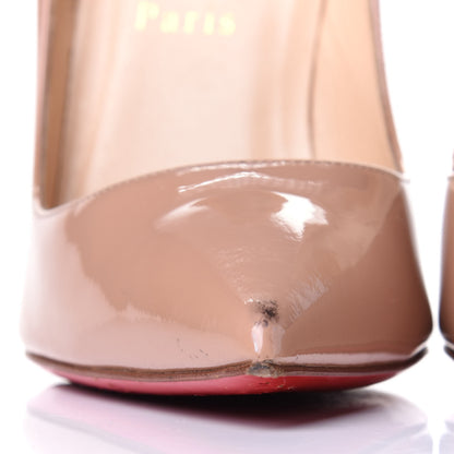 Christian Louboutin Patent So Kate 120 Pumps 38.5 Nude 10 of 12