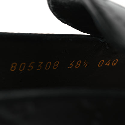 Gucci Guccissima Horsebit Platform 70/160mm Slingback Mules 38.5 Black 10 of 12