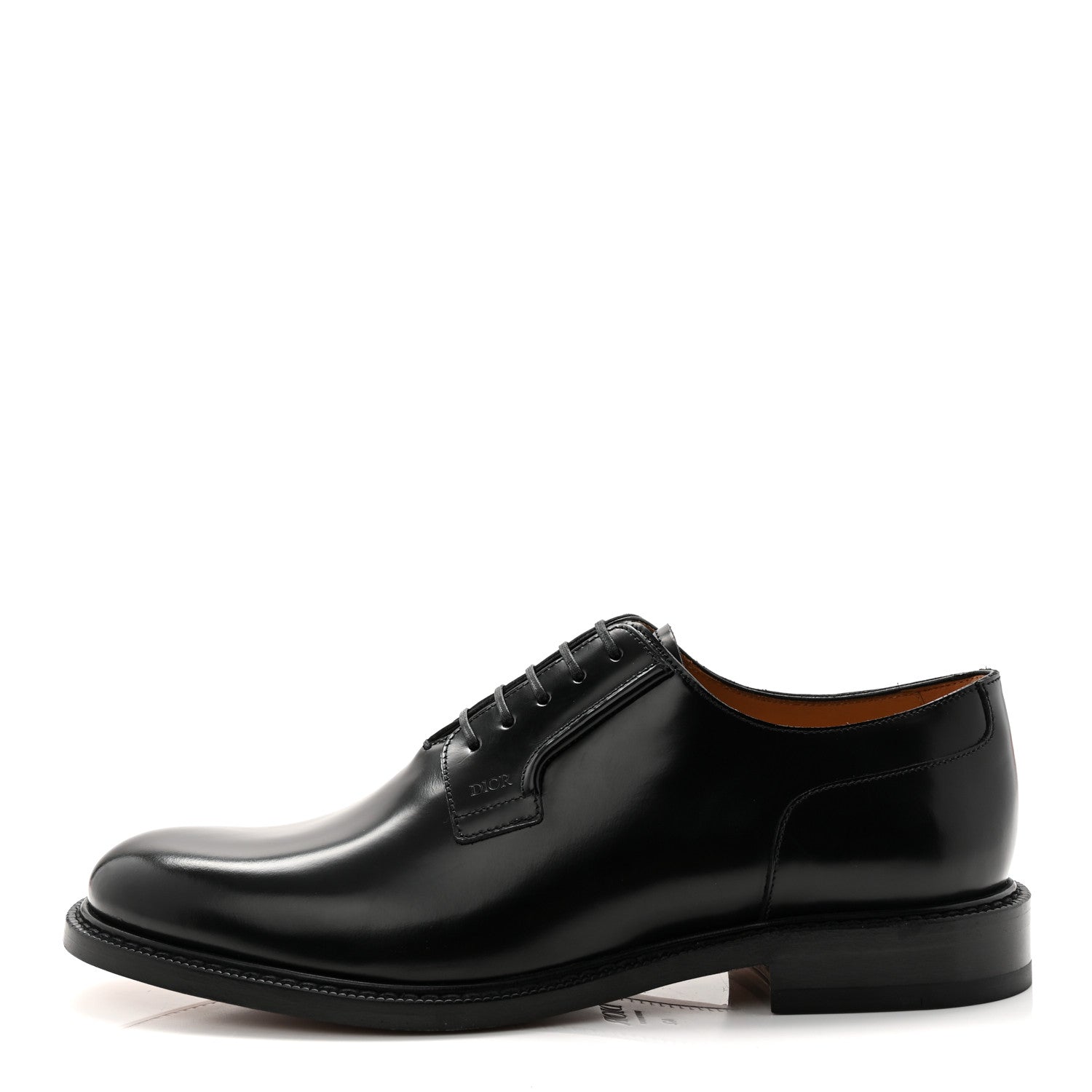 Christian Dior Calfskin Mens Derby Shoes 42 Black 1 of 10