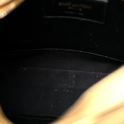 Saint Laurent Metallic Calfskin Small Classic Monogram Camera Bag Gold 11 of 18