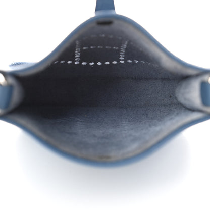Hermes Taurillon Clemence Amazone Evelyne TPM Bleu Agate Cuivre 4 of 4