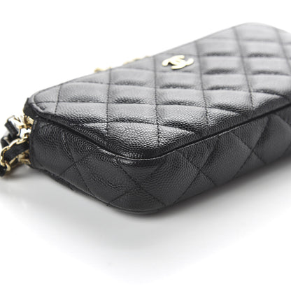 Chanel Caviar Quilted Small Clutch With Chain Black 6 of 12
