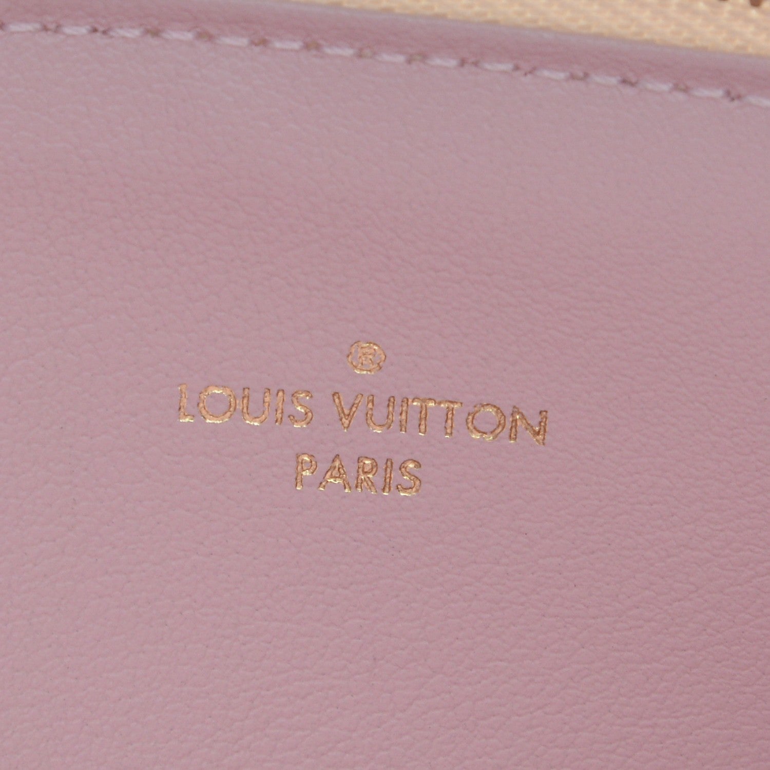 Louis Vuitton Damier Azur Felicie Chain Wallet Zippered Insert Rose Ballerine 6 of 6