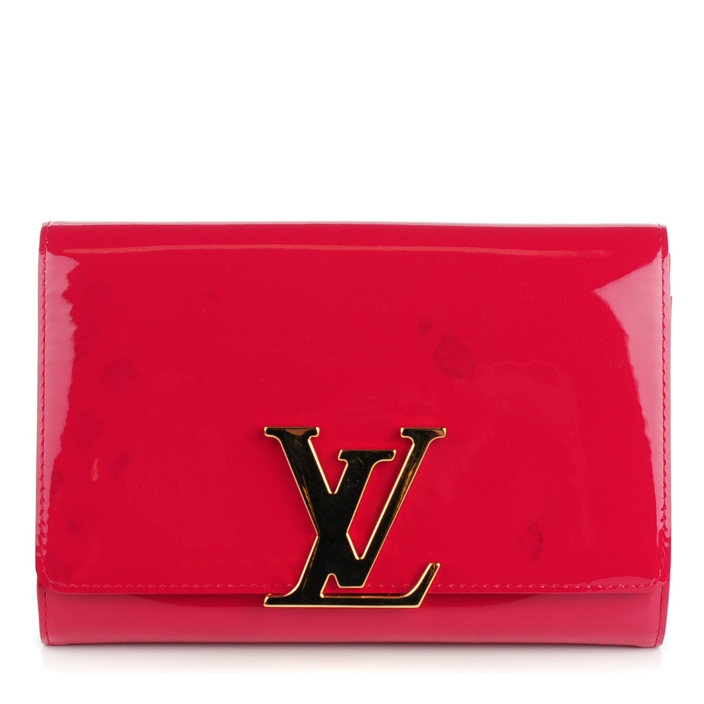 Patent Louise Clutch Rose Indien
