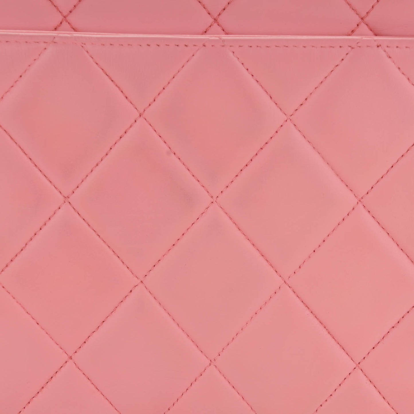 Lambskin Quilted CC Flap Pink