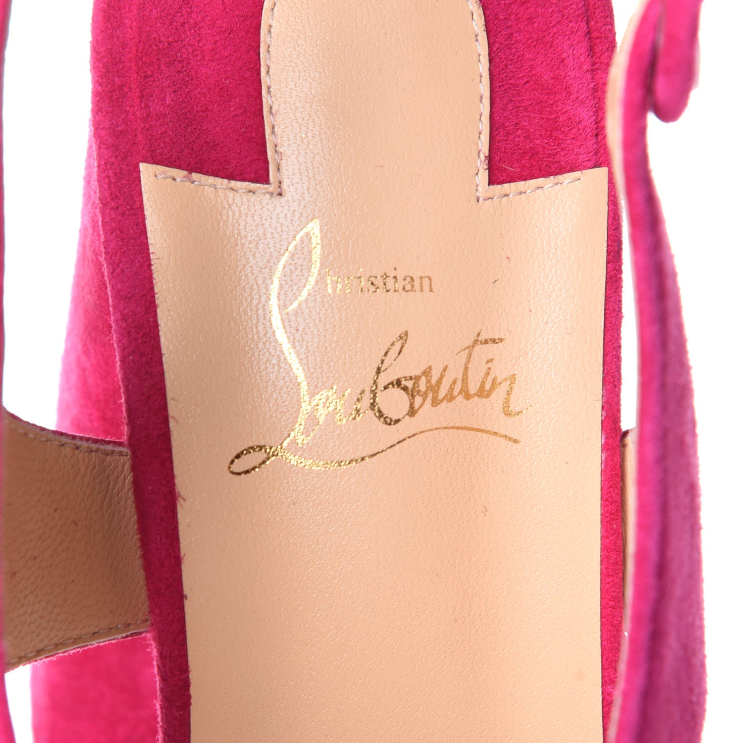 Christian Louboutin Veau Velours Foolish 130 Platform Sandals 40 Bomba 9 of 10