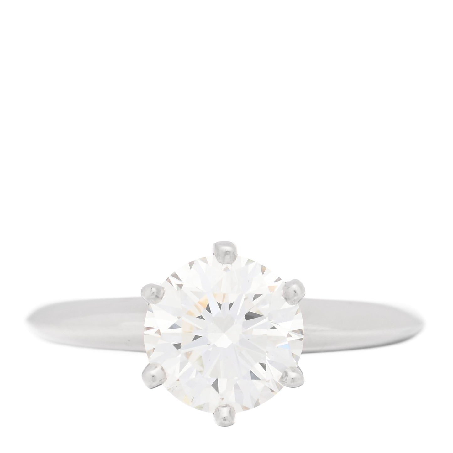 Platinum Diamond 1.85ct Solitaire Engagement Ring 52 6