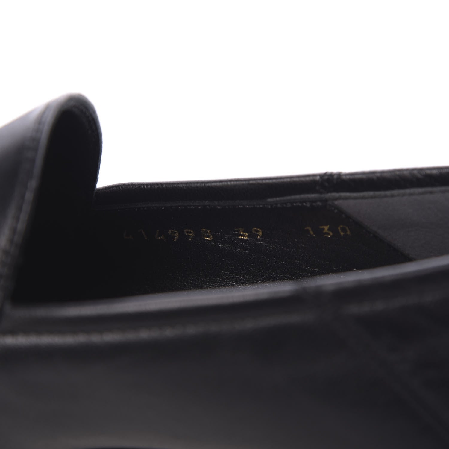 Gucci Lambskin Womens Brixton Horsebit Loafers 39 Black 7 of 11